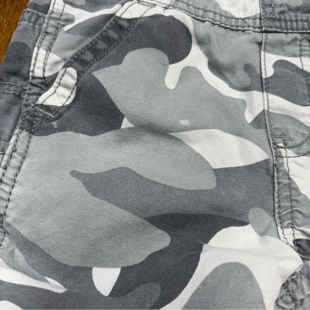 Osh Kosh Gray Camo Overalls‎ Size 18 Months